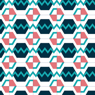 几何图案无缝花纹设计
