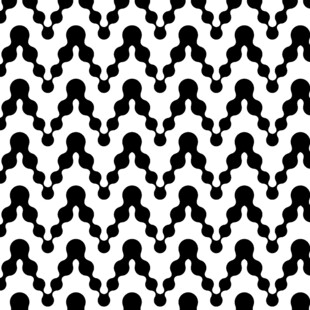 黑白几何图案无缝背景