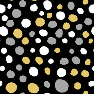 黑白金圆点图案背景