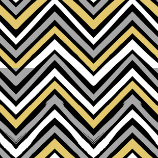 黄黑灰锯齿形几何图案
