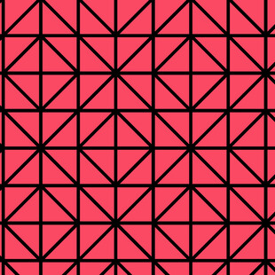 红色几何图案无缝背景