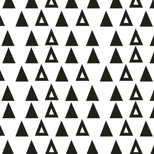 黑白三角几何图案背景