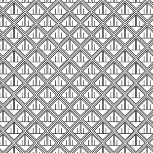 几何线条构成的简约图案