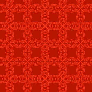 红色几何图案中式纹理背景