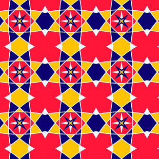 多彩几何图案纹理