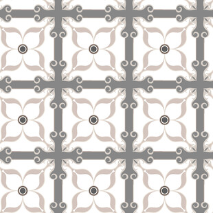 复古几何花纹瓷砖图案