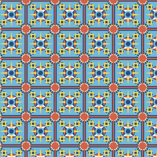 几何图案瓷砖纹理设计