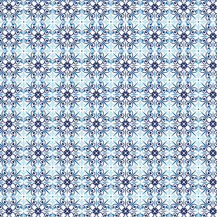 蓝白几何花纹图案背景