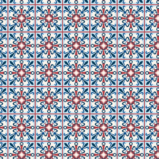 几何图案瓷砖纹理设计