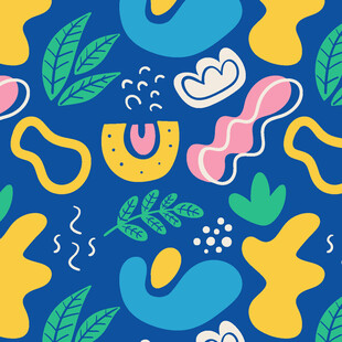 多彩抽象几何图案背景