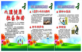 心理健康科普宣传栏