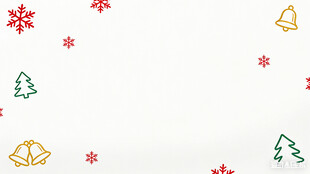 圣诞装饰元素图案背景