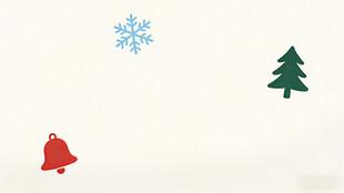 圣诞元素装饰图案