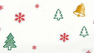 圣诞装饰元素图案