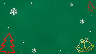 绿色圣诞背景装饰元素