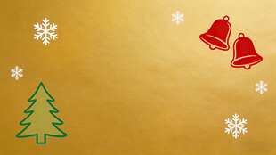 金色圣诞背景装饰元素