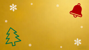 金色圣诞背景装饰元素