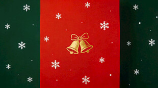 圣诞主题三色背景图案