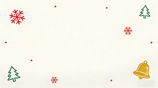 圣诞装饰元素背景图