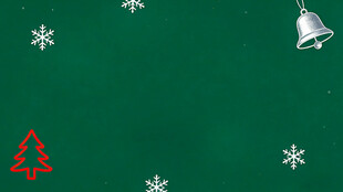 绿色圣诞装饰背景元素