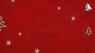红色圣诞背景装饰图案