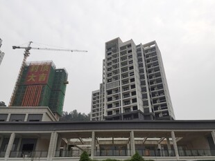 城市在建高楼景象