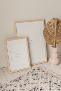 壁画相框海报样机图片