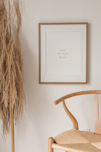 壁画相框海报样机图片