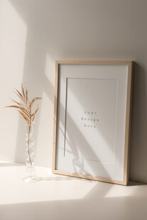 壁画相框海报样机图片