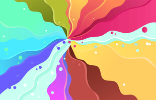 放射状抽象背景