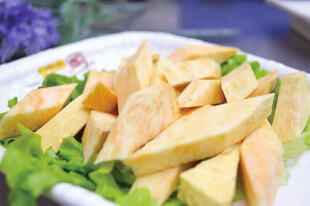 一盘美味红薯块