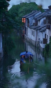 江南水乡小船悠悠