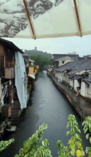 江南水乡临河民居景观