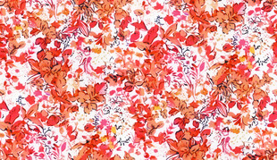 多彩花卉图案纹理背景