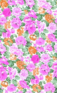 缤纷花卉图案背景