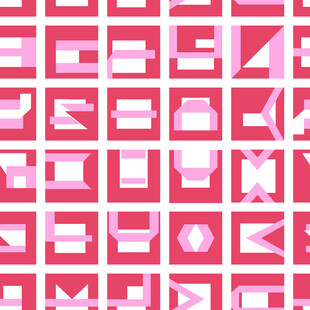 粉色几何图案背景纹理