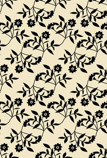 复古花卉图案纹理背景