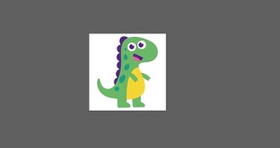 可爱卡通恐龙插画