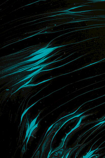 蓝绿色动感线条抽象背景