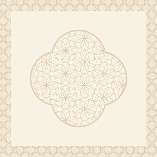 复古几何花纹装饰图案