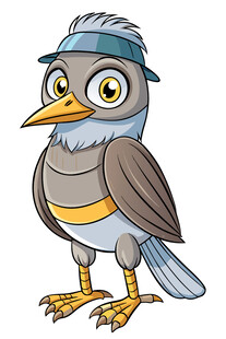 卡通小鸟形象