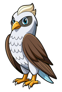 卡通鹰形象