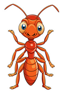 可爱卡通蚂蚁形象