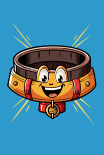 可爱卡通宠物项圈