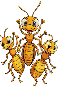 快乐蚂蚁三兄弟