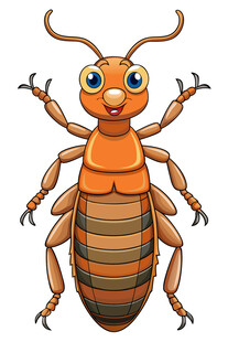 可爱卡通甲虫形象