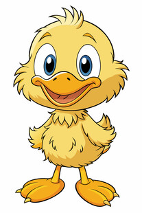 可爱小黄鸭卡通形象