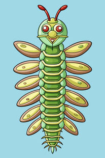 可爱卡通小蜜蜂形象
