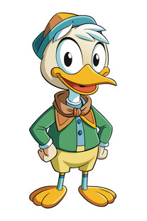 卡通鸭子唐老鸭形象