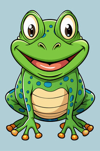 可爱青蛙卡通形象